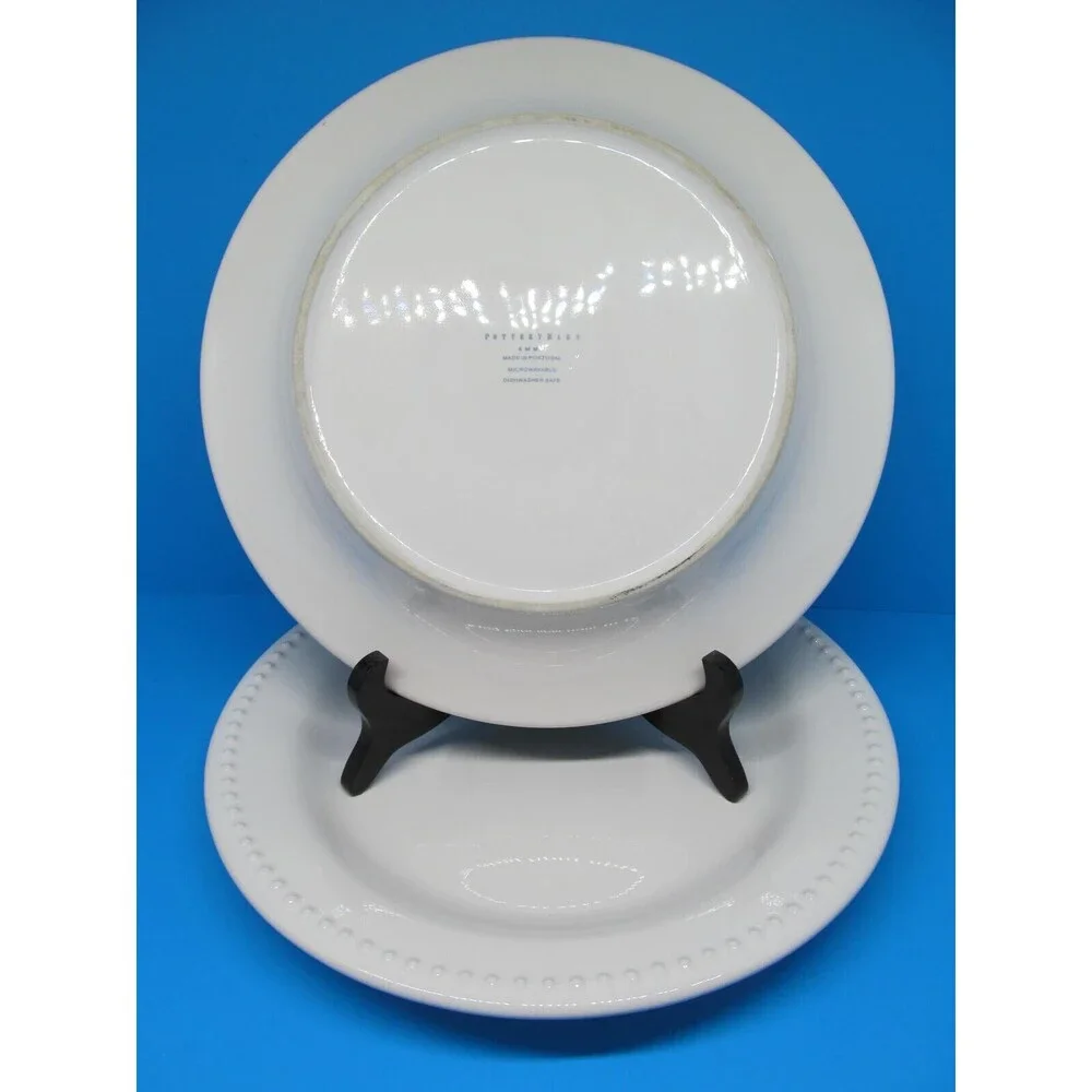 Pottery Barn Emma Set Of 2 Off White 11 1/8